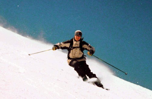 skiiing