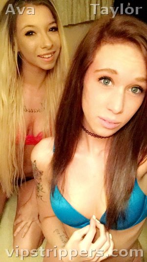 Ava and Taylor Okemo strippers